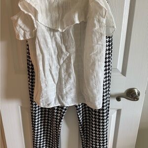 Old Navy White Textured Top